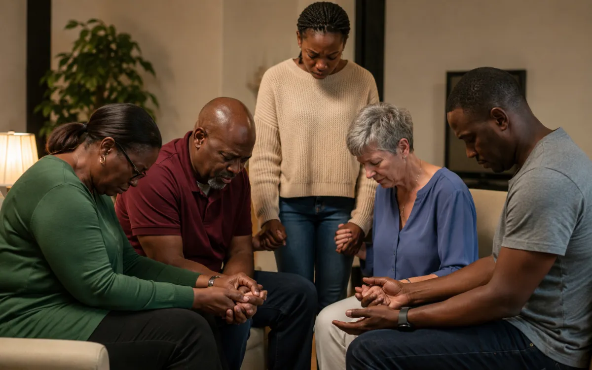 Placeholder for fasting and prayer gathering photograph